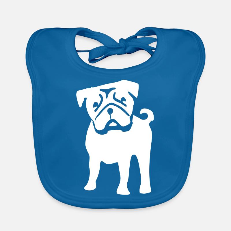 pug Organic Baby Bibs