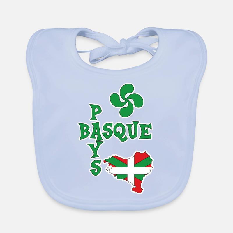 Pays Basque 07 Bavoir bio Bébé