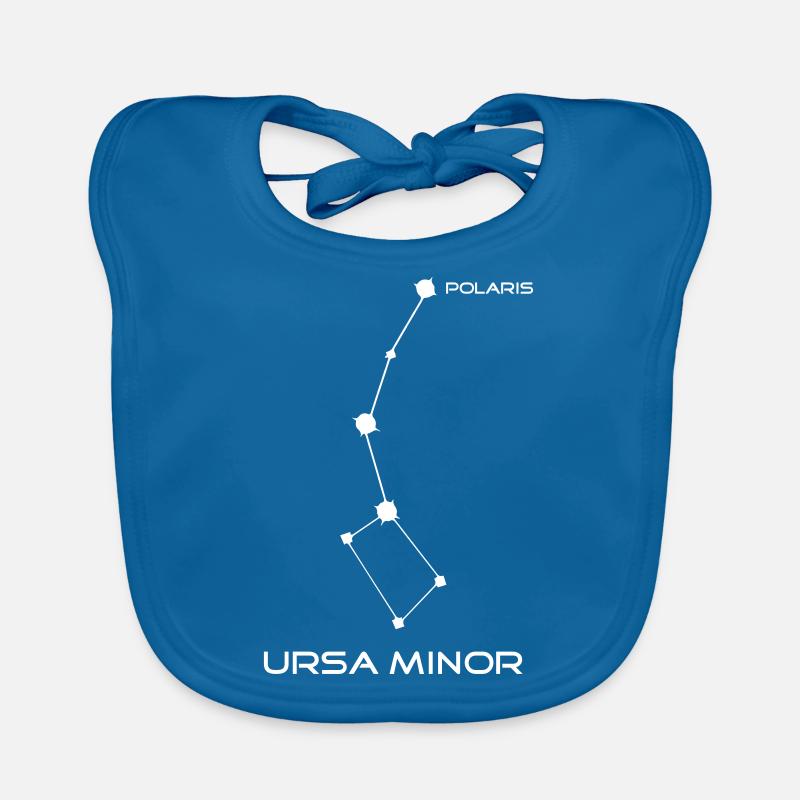 ursa minor-polaris Organic Baby Bibs