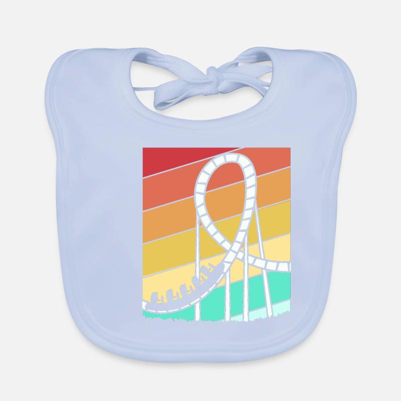 roller coaster Organic Baby Bibs