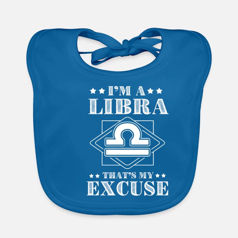 Zodiac Libra Organic Baby Bibs
