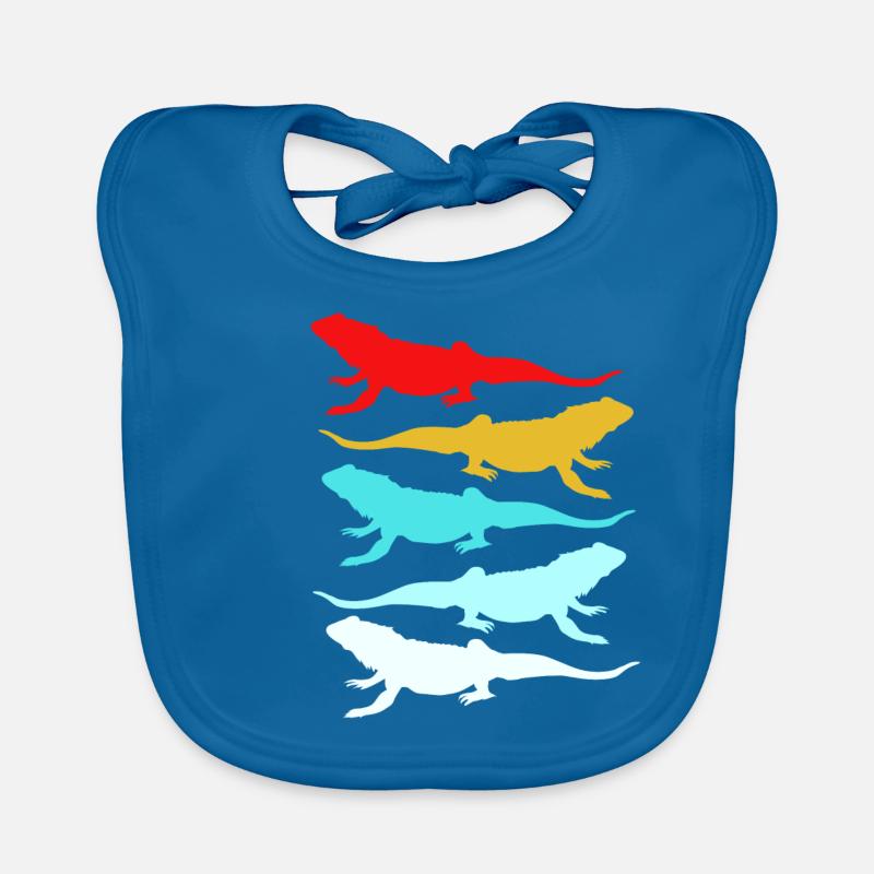 Bartagamen Reptile Lizard Reptile Pogona Bartagame Organic Baby Bibs