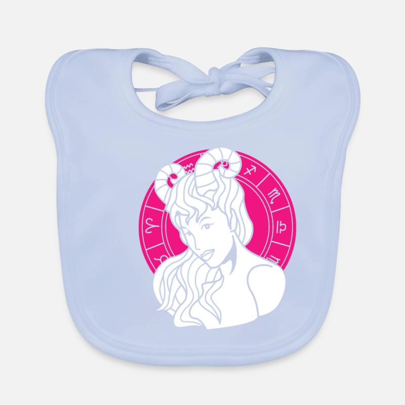 Sternzeichen Widder Baby Bio-Lätzchen