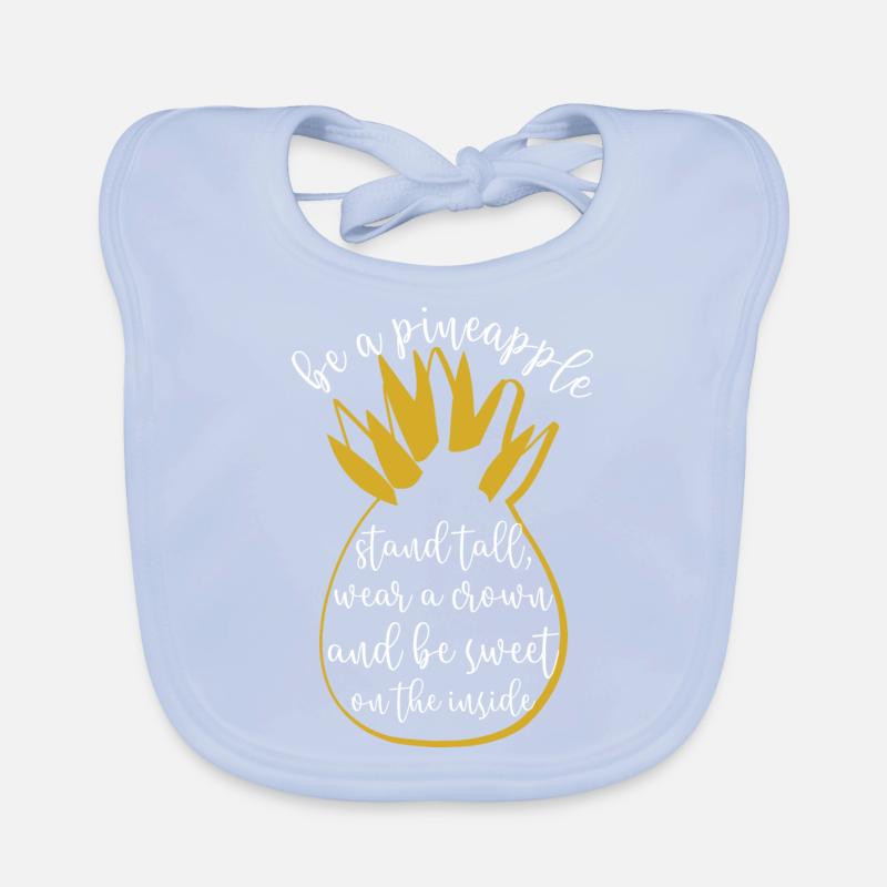 be a pineapple Baby Bio-Lätzchen