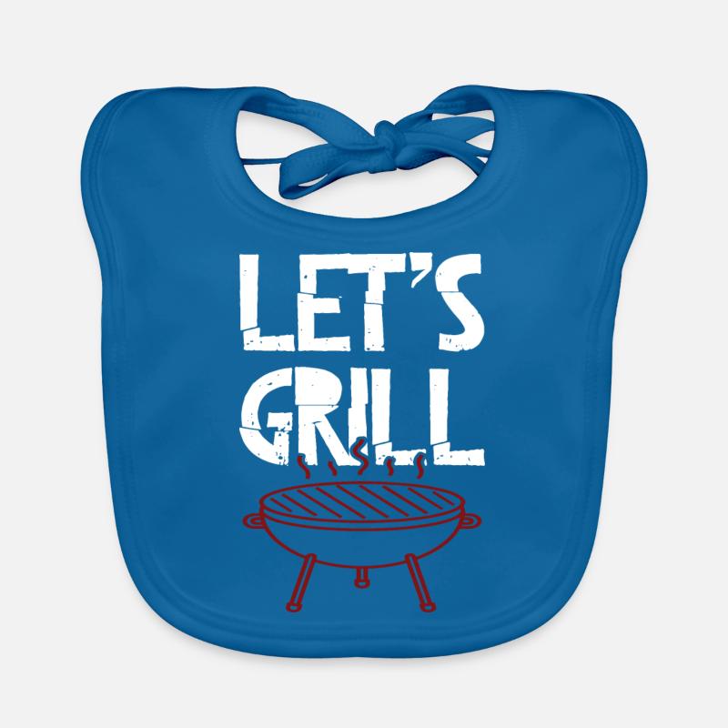 grill grill Organic Baby Bibs