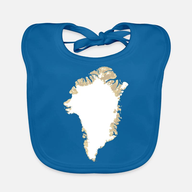Grönland - Baby Bio-Lätzchen - Pfauenblau