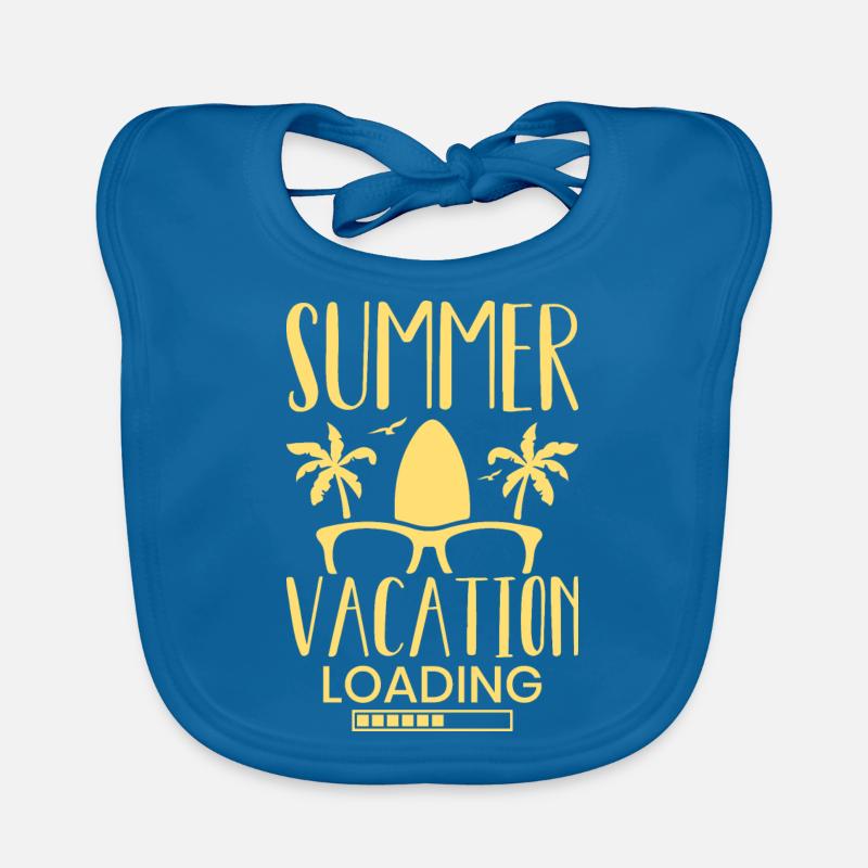 Summer Vacation Loading Organic Baby Bibs