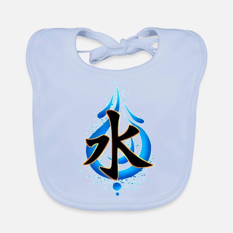 Kanji Eau Bavoir bio Bébé