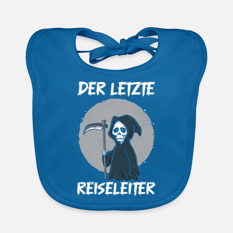 Der letzte Reiseleiter Sensenmann Baby Bio-Lätzchen