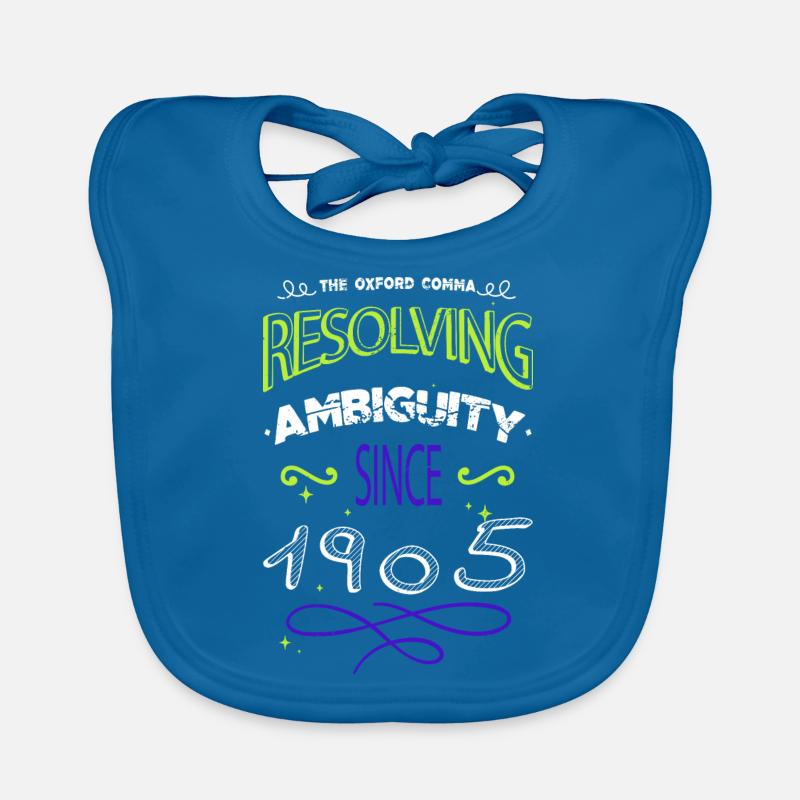 birthday present idea copywriter humor gift fun Organic Baby Bibs