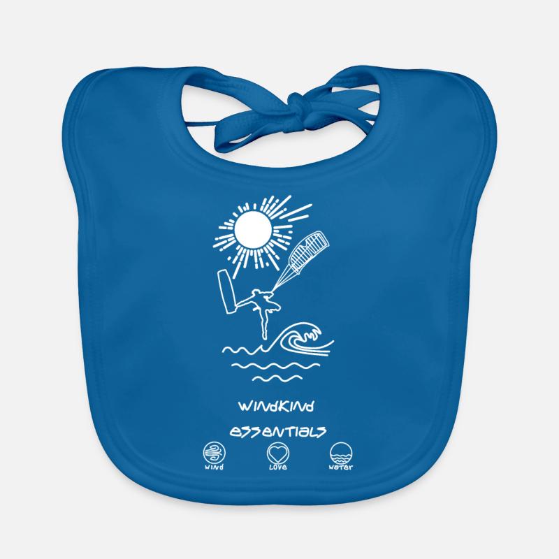 KITESURFING essentials Organic Baby Bibs