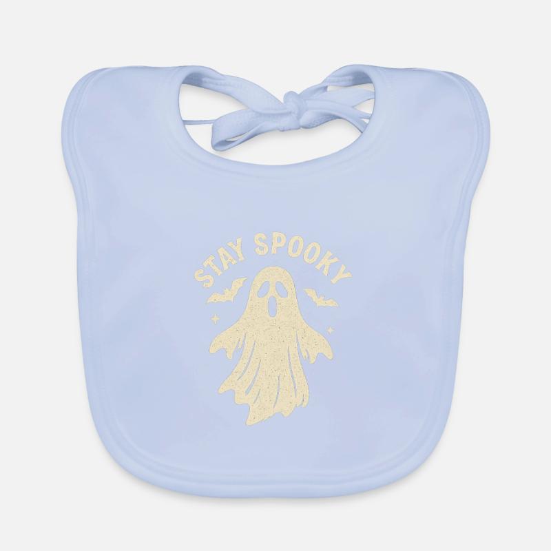 Halloween Geist mit Spruch Sty Spooky Baby Bio-Lätzchen