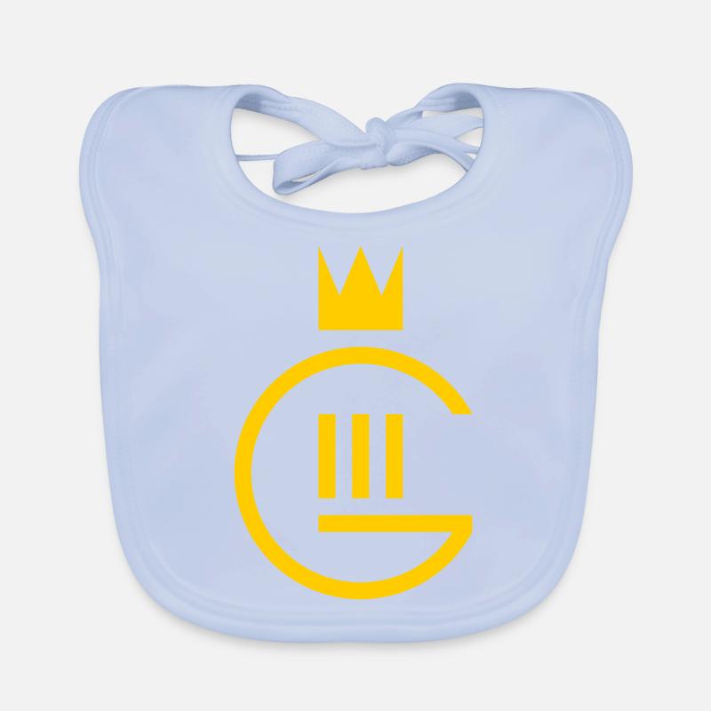 Gustaf III monogram Organic Baby Bibs