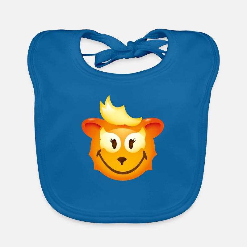 Smiley Fox Bavoir bio Bébé