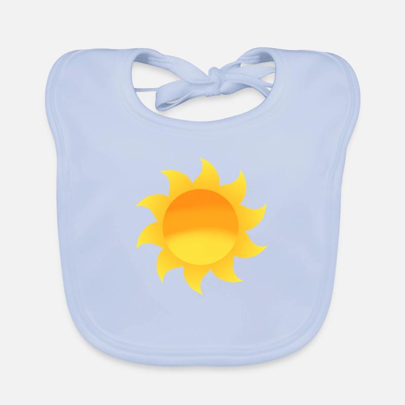 soleil dessin Bavoir bio Bébé