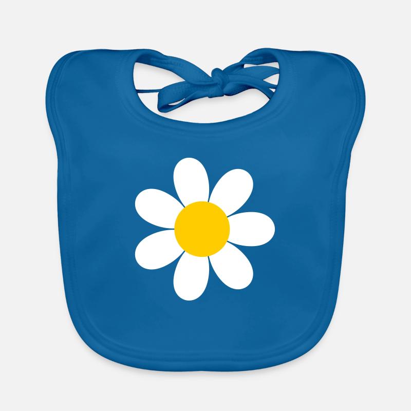 Daisy Flower Organic Baby Bibs