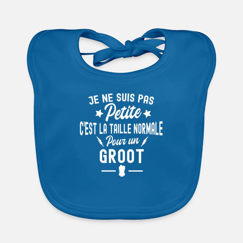 je ne suis pas petite / petite groot Bavoir bio Bébé