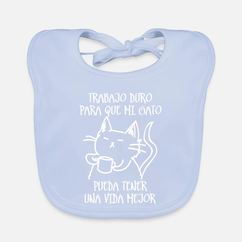 Harte Arbeit (dunkel) Baby Bio-Lätzchen