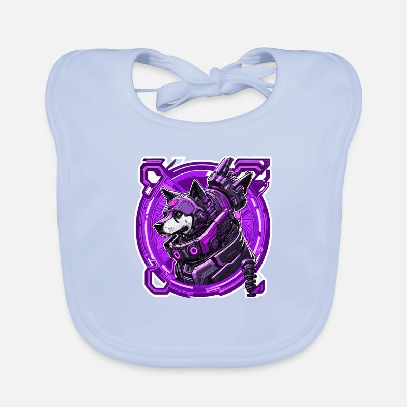 Le chien robot est là pour vous attraper Bavoir bio Bébé