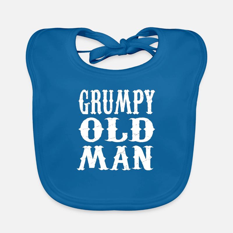 GRUMPY OLD MAN Organic Baby Bibs