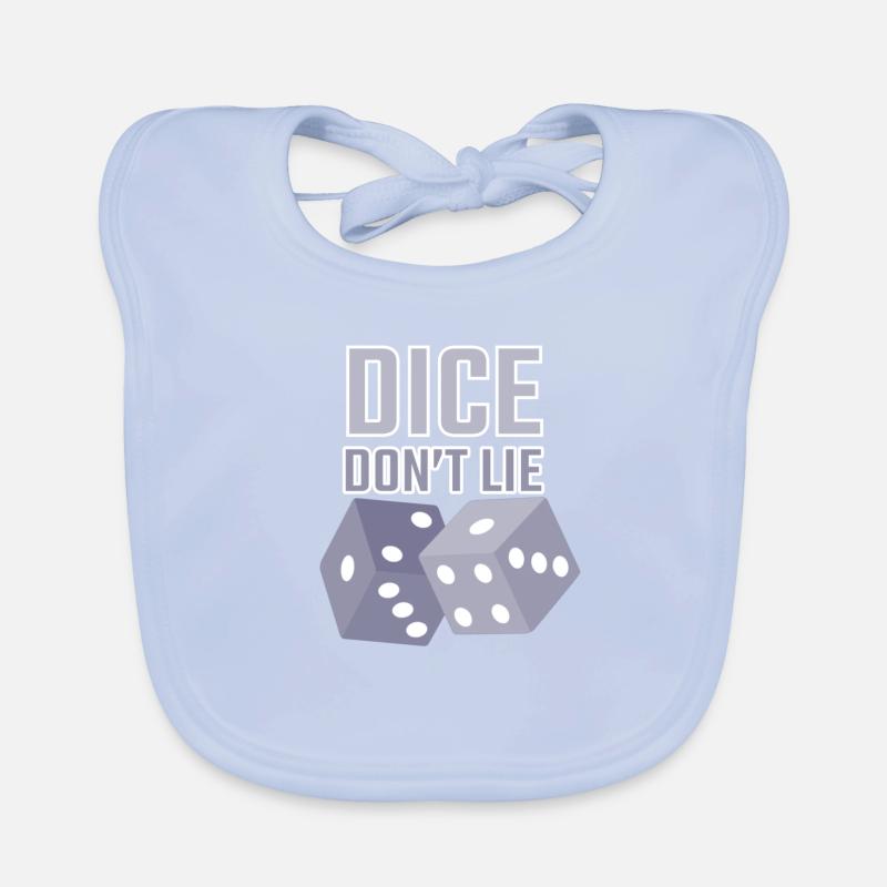 dice dont lie Organic Baby Bibs