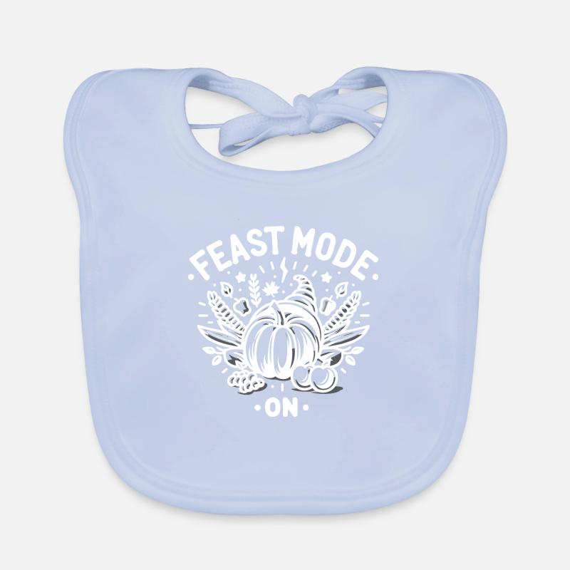 Feast Mode On Organic Baby Bibs