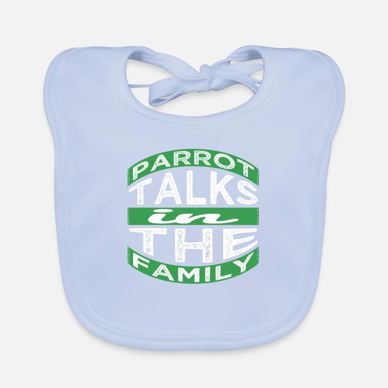 blagues blague amusant perroquet faits parlant perroquets cool Bavoir bio Bébé
