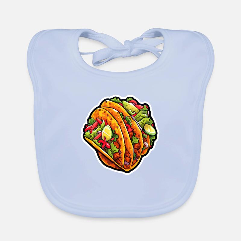 Tacoburger Organic Baby Bibs