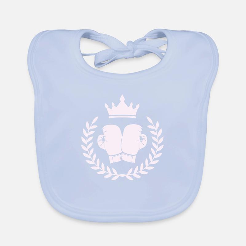 boxing boxen wappen Baby Bio-Lätzchen