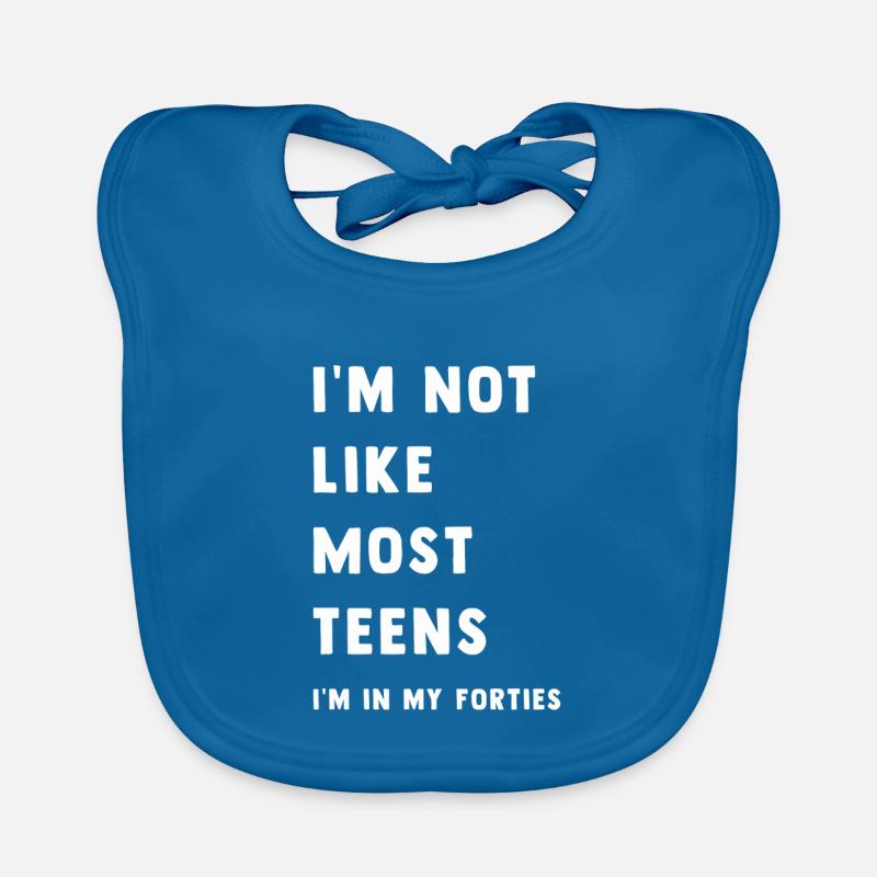 I'm not like most teens Baby Bio-Lätzchen