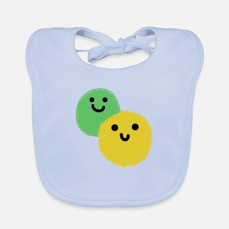 Zwei Bälle Baby Bio-Lätzchen