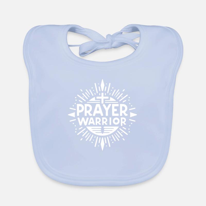 Prayer Warrior Organic Baby Bibs