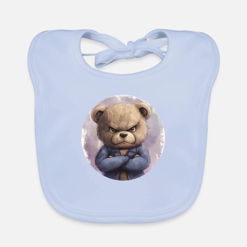 Ober-Teddy : Courageux et déterminé Bavoir bio Bébé