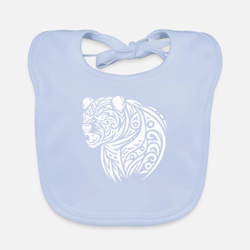 Bear Grizzly Organic Baby Bibs