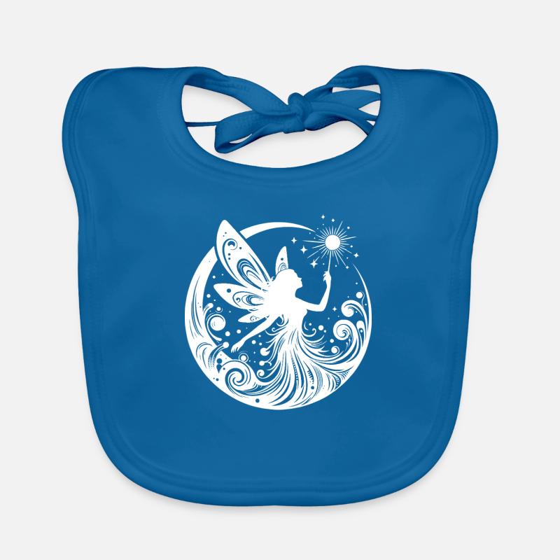 Fee - Baby Bio-Lätzchen - Pfauenblau