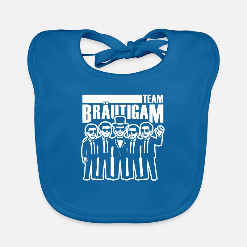 Team Groom Organic Baby Bibs