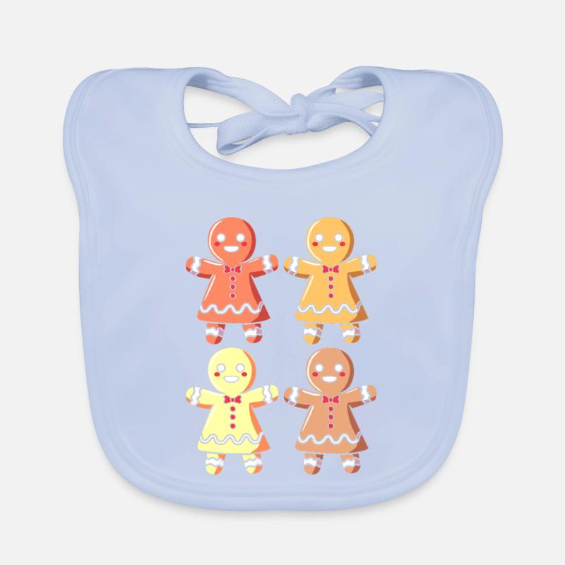 Équipe de filles de Noël Bavoir bio Bébé