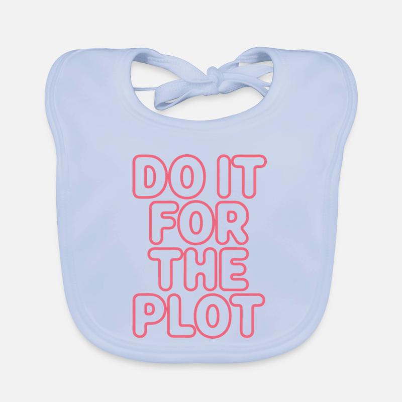 Do It For The Plot Neon Baby Bio-Lätzchen