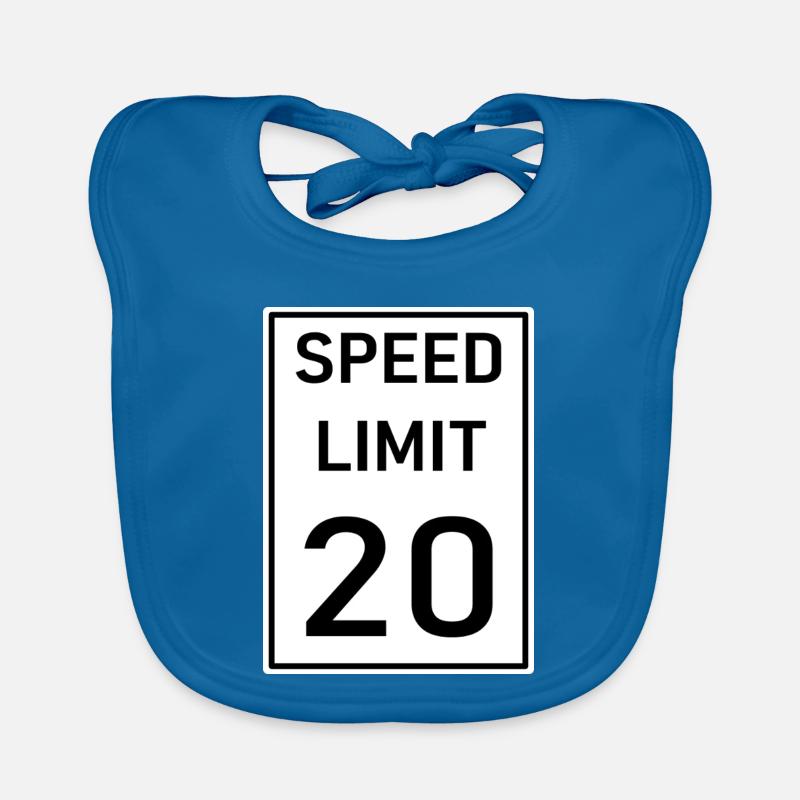 Spped limit Organic Baby Bibs