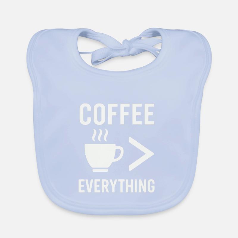 Coffee is everything Organic Baby Bibs
