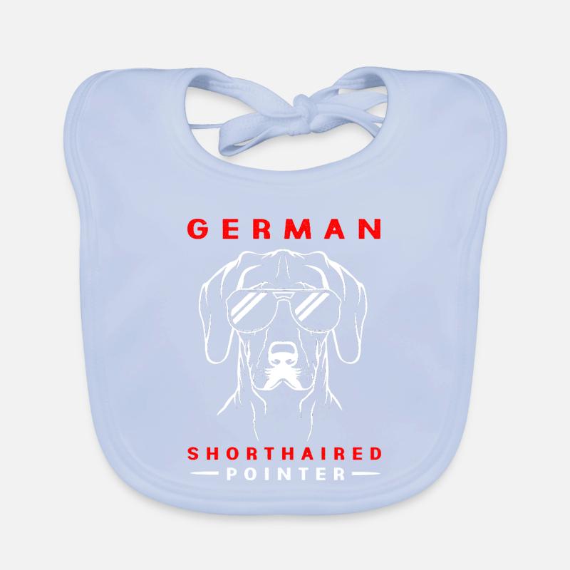 German Shorthair Dog German Pointer Organic Baby Bibs