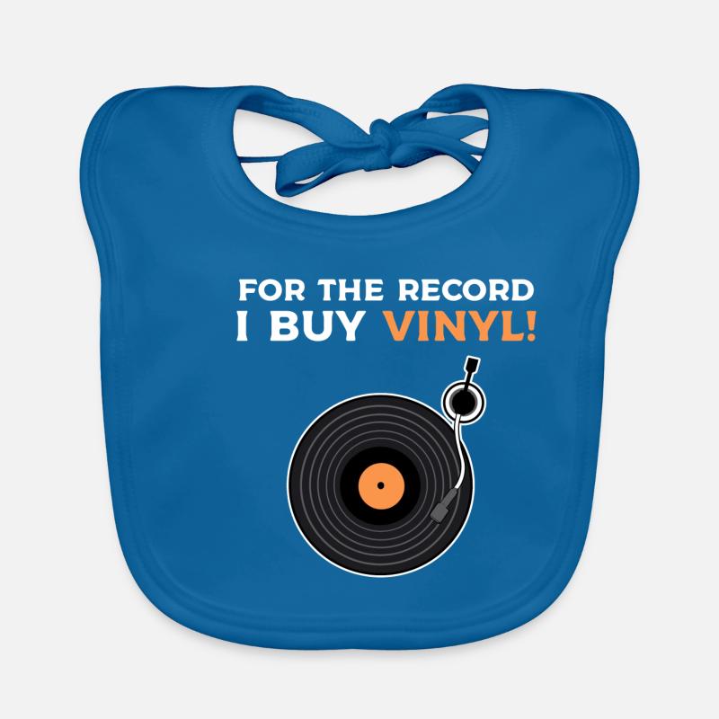 Vinyl Record Record Collector Record Organic Baby Bibs