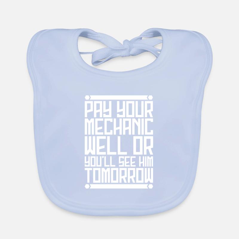 Mechanic pay Organic Baby Bibs