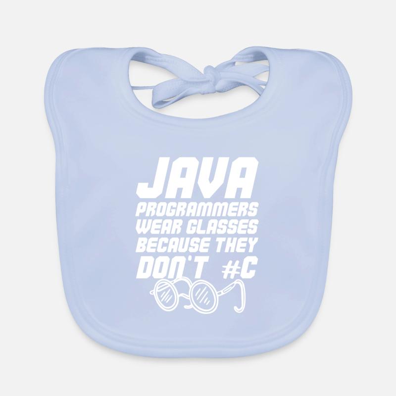 Programmeur Java sympa Bavoir bio Bébé