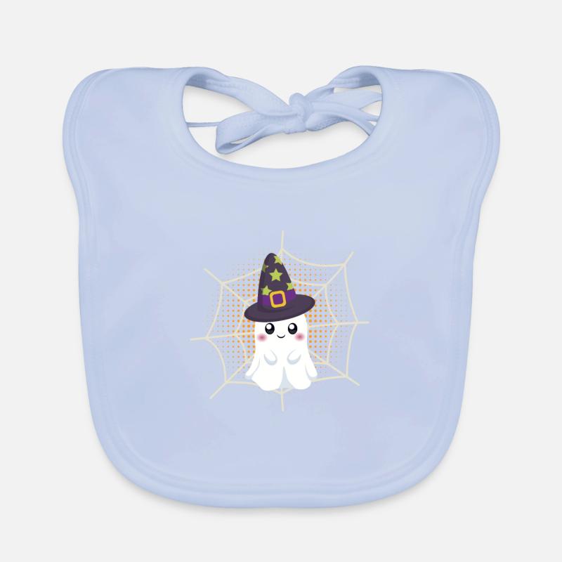 Spooky Ghost Baby Bio-Lätzchen