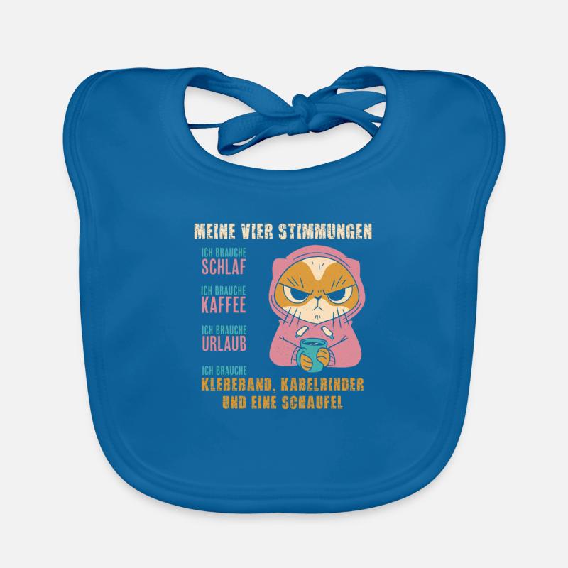 Meine 4 Stimmungen - grumpy Baby Bio-Lätzchen