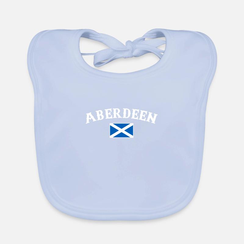 Aberdeen Ecosse Ecosse Drapeau Ecossais Ecosse Bavoir bio Bébé