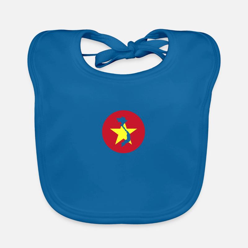 Vietnam Map Vietnamese Flag Vietnamese Organic Baby Bibs