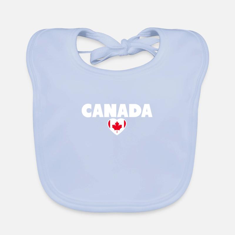 Canada Canada Drapeau canadien Bavoir bio Bébé