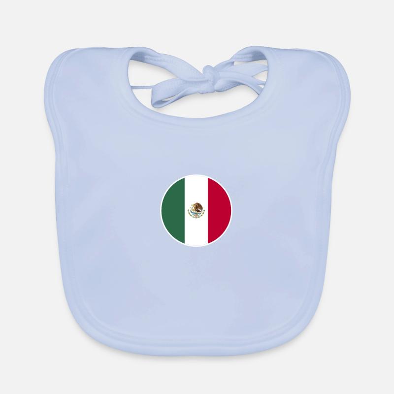 Mexique Drapeau mexicain Mexicain Bavoir bio Bébé